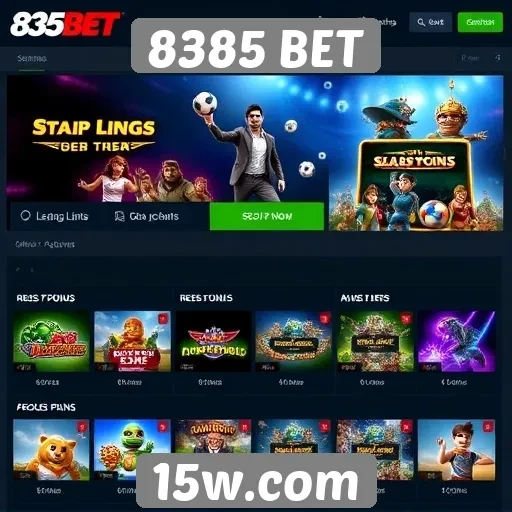 Análise das ofertas de jogos no site 8385 BET